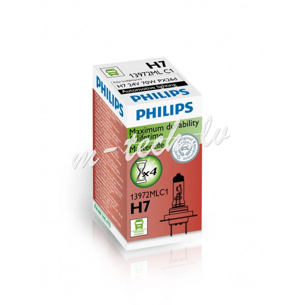 PH 13972MLC1 - Philips H7 MasterLife 24V70W PX26d C1 Rīga - foto 1