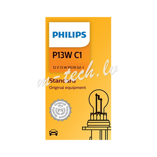 PH 12277C1 - Philips P13W 12V13W PG18.5d-1 C1 Rīga - foto 1