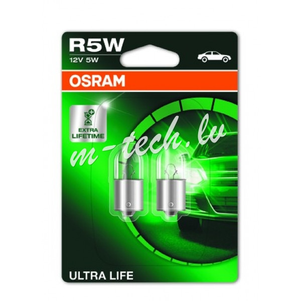 O5007ULT-02B - OSRAM O5007-02B Ultra Life BA15s 12V 5W R5W Rīga - foto 1