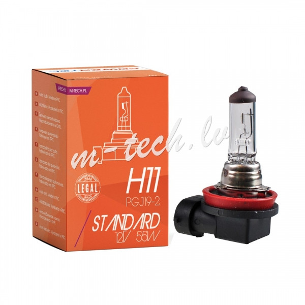 PTZ8 - Powertec STANDARD PGJ19-2 12V/55W H11 Rīga - foto 1