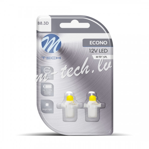 LB047W - Blister 2x M-TECH Econo LB047W - B8.3d dyfuzyjna White Rīga - foto 1