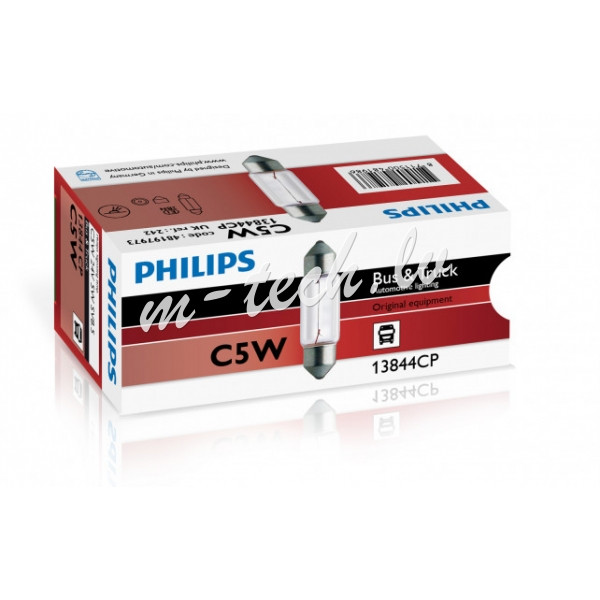 PH 13844CP - Philips C5W 24V5W SV8.5 CP Rīga - foto 1