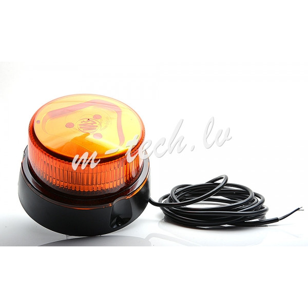 WLB12601Y - Lampa ostrzegawcza 10V-32V IP68 ECE SEA/DOT (1pr. klosz żółty. bez magnesu. p.zwykły 3m. Rīga - foto 1