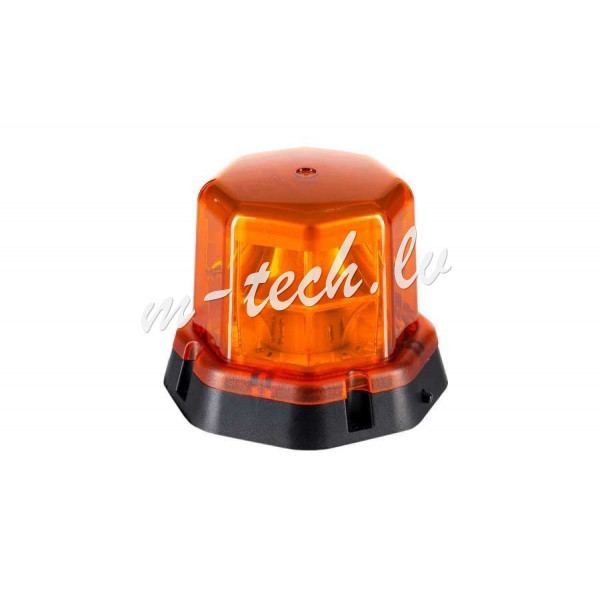 WLB37401Y - Lampa ostrzegawcza 12V-24V IP68 ECE (4pr. klosz żółty. bez magnesu. kabel 1.4m. bez wtyk Rīga - foto 1