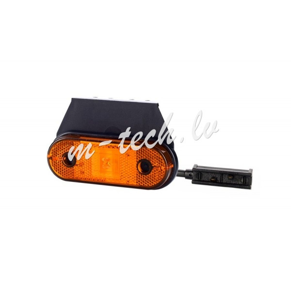 WMLHOR650 - HORPOL lampa LED obrysowa - HOR61 LD650 pom. z odblaskiem wisz.12/24V ECE Рига - изображение 1