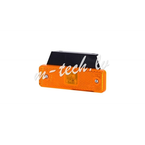 WMLHOR500 - HORPOL lampa LED obrysowa - HOR55 LD500 pom. z odblaskiem 12/24V ECE Rīga - foto 1