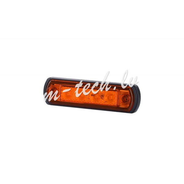 WMLHOR676 - HORPOL lampa LED obrysowa - HOR65 LD676 pom. z odblaskiem gum. 12/24V ECE Рига - изображение 1