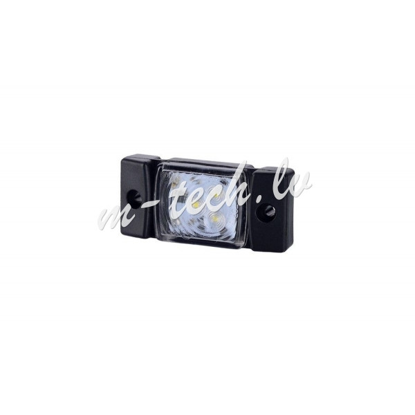 WMLHOR140 - HORPOL lampa LED obrysowa - HOR40 LD140 biała 12/24V ECE Rīga - foto 1