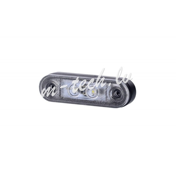 WMLHOR956 - HORPOL lampa LED pozycyjna- HOR72 LD956 biała 12/24V ECE Rīga - foto 1