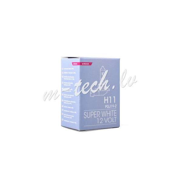 ZSW11 - M-TECH SuperWhite H11 12V 55W PGJ19-2 Rīga - foto 1