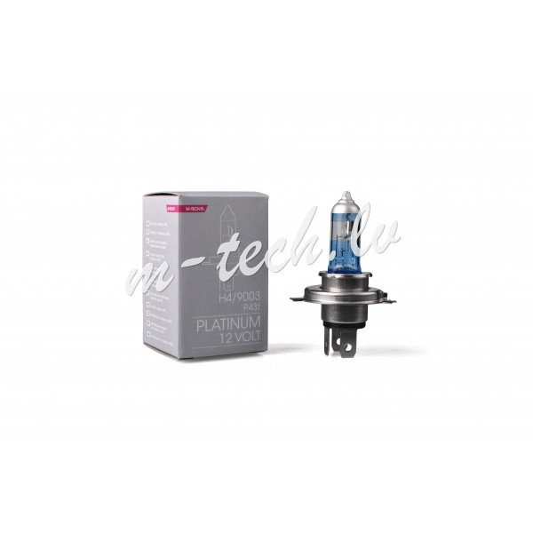 ZPT4 - M-TECH Platinum H4 9003 HB2 12V 60/55W P43t Rīga - foto 1