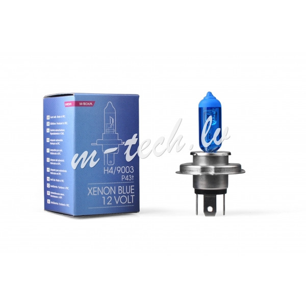ZXB4 - M-TECH XenonBlue H4 9003 HB2 12V 60/55W P43t Rīga - foto 1