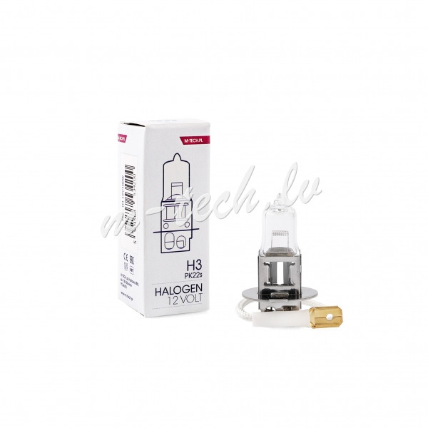 Z99 - Żarówka halogenowa M-TECH H3 12V 100W PK22s Rīga - foto 1