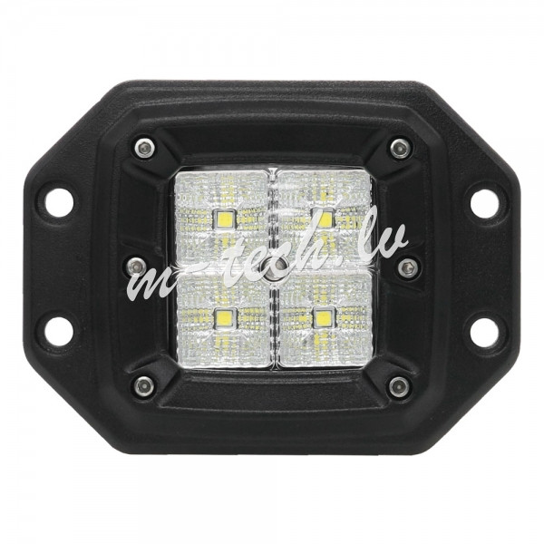 WLO41 - Lampa robocza - Square 4x5W LED 20W 10-32V. flood. Performance Series Rīga - foto 1