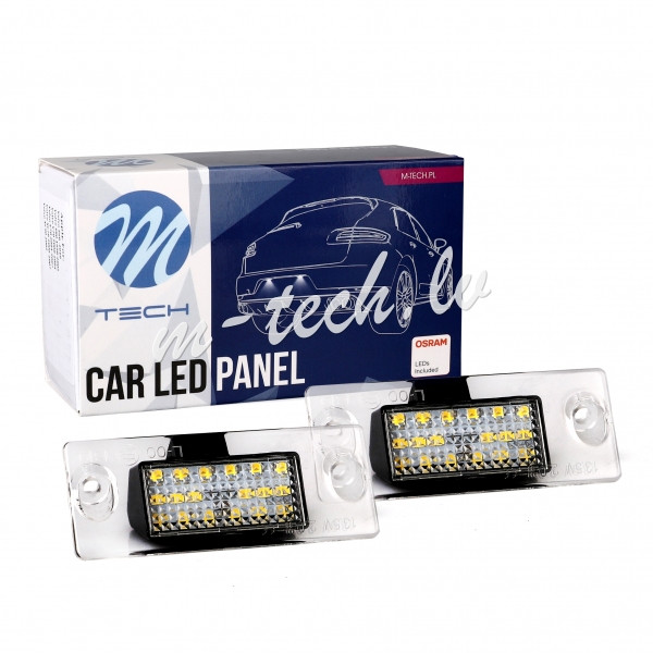 CLP102 - 18SMD AUDI A4-2 LED License Plate Light Rīga - foto 1