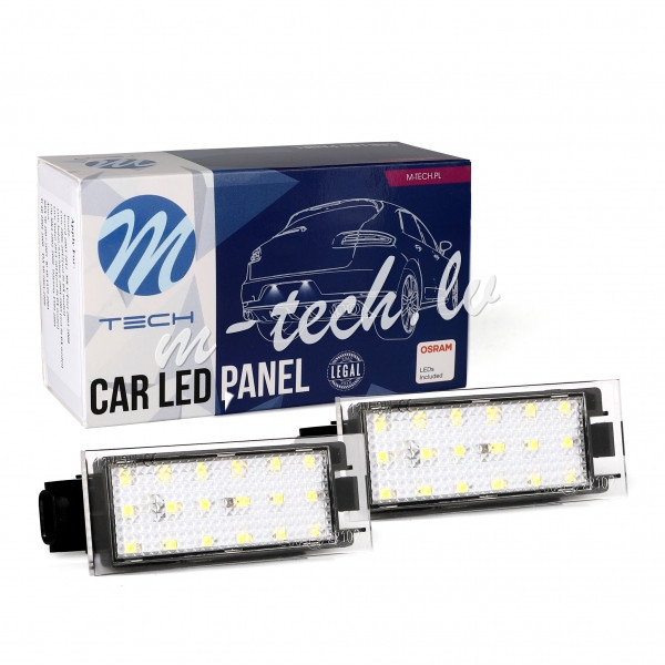CLP121 - 18SMD RENAULT Clio III LED License Plate Light Rīga - foto 1