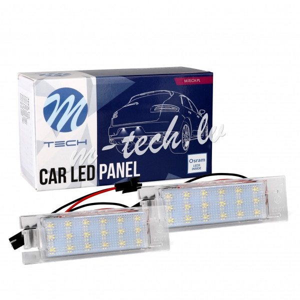 CLP129 - 18SMD Alfa-Romeo  147 LED License Plate Light Rīga - foto 1