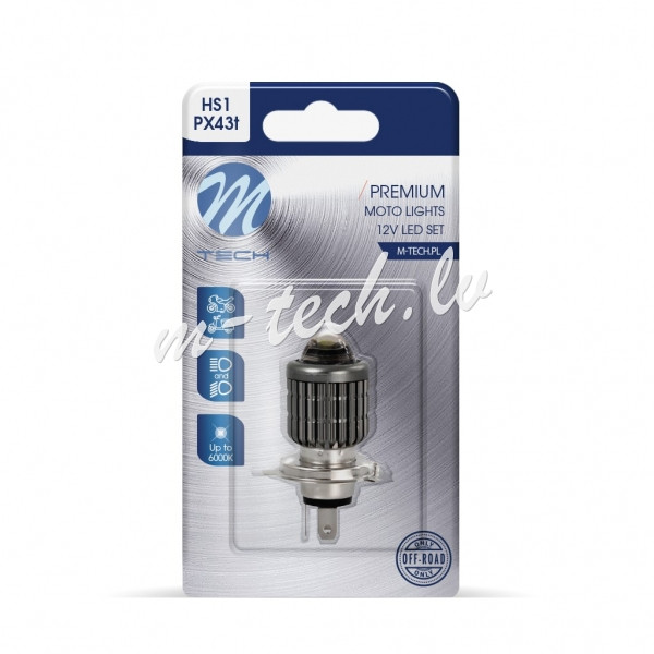 LB574W-01B - Blister M-TECH Premium LB574W-01B - HS1. 12-24V 3570SMD LED. White Rīga - foto 1