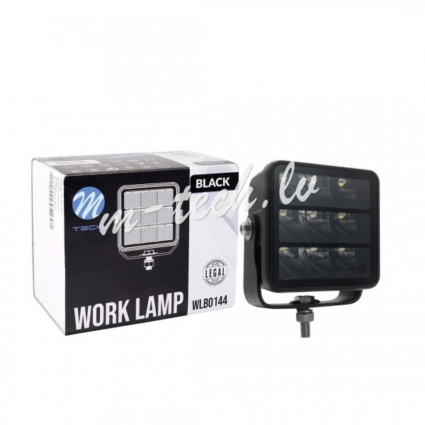 WLBO144 - Driving light M-TECH BLACK SERIES - triple row - bottom bracket - 45W 10-32V 3.4" Рига - изображение 1