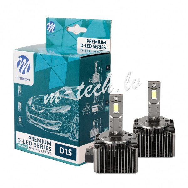 LZXD1S - M-TECH D1S LED - Plug'Play - 2pcs/set Rīga - foto 1