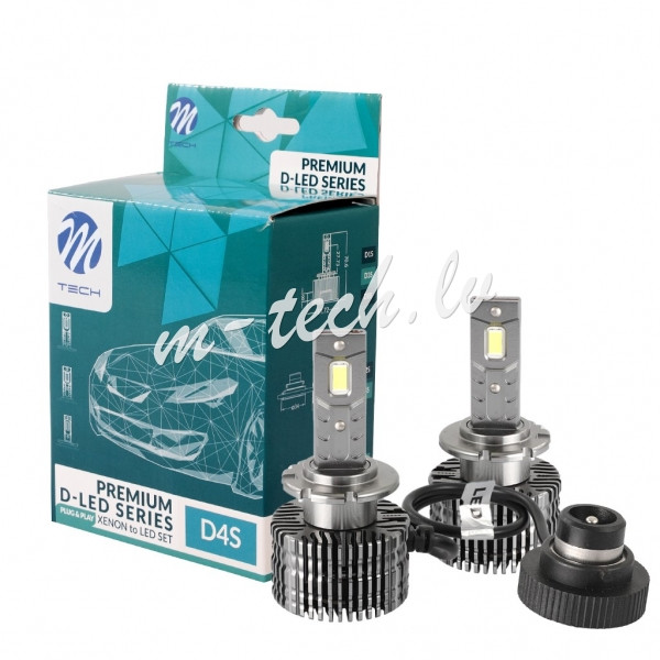 LZXD4S - M-TECH D4S LED - Plug'Play - 2pcs/set Rīga - foto 1