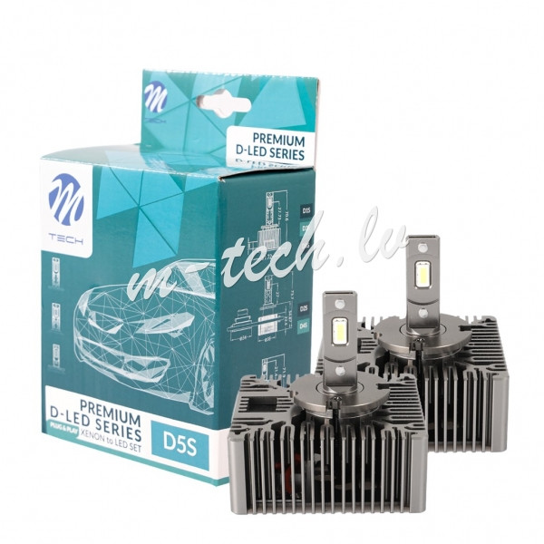 LZXD5S - M-TECH D5S LED - Plug'Play - 2pcs/set Rīga - foto 1