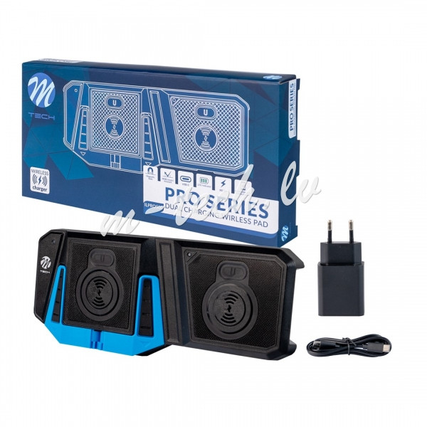ILPRO500 - Stacja ładowania indukcyjnego M-TECH PRO + PD 20W Fast Charger Rīga - foto 1