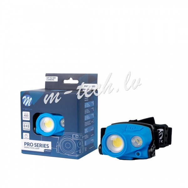 ILPRO507 - Lampa Inspekcyjna czołowa M-TECH PRO 3W + 3W COB Rīga - foto 1
