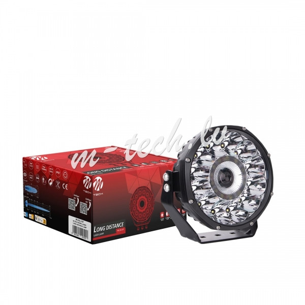 WLLDL107 - Laserowe lampy samochodowe M-TECH WLLDL107. 12xHP LED + 1x15W White Laser LED. 12-24V Rīga - foto 1