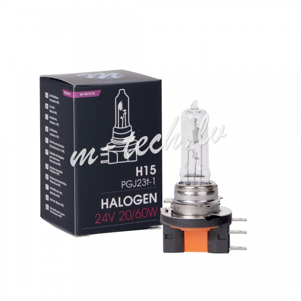 Z963 - Żarówka halogenowa M-TECH H15 24V 20/60W PGJ23t-1 Rīga - foto 1
