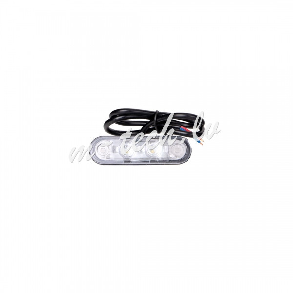 WSM214 - Lampa obrysowa z homologacją ECE 2xLED 24V Biała Rīga - foto 1