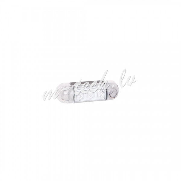 WSM229 - Lampa obrysowa z homologacją ECE 3xLED 24V 0.5W biała Rīga - foto 1