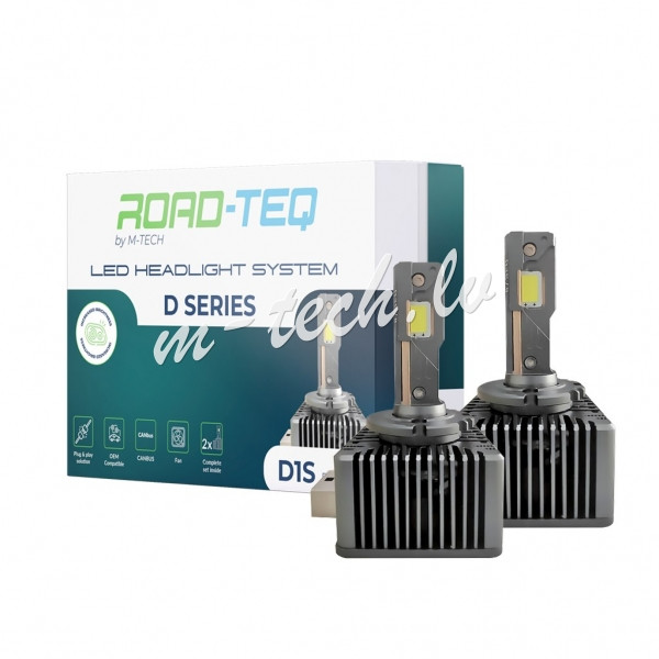 LZND1S - ROAD-TEQ D1S LED - Plug'Play - 2pcs/set Rīga - foto 1