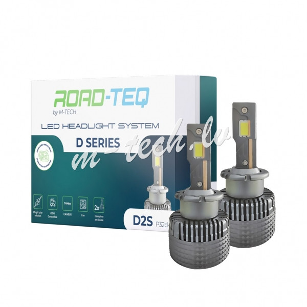 LZND2S - ROAD-TEQ D2S LED - Plug'Play - 2pcs/set Rīga - foto 1