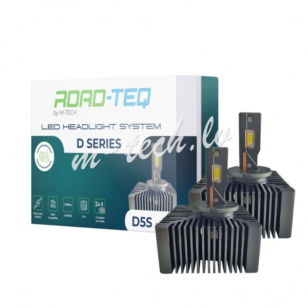 LZND5S - ROAD-TEQ D5S LED - Plug'Play - 2pcs/set Rīga - foto 1