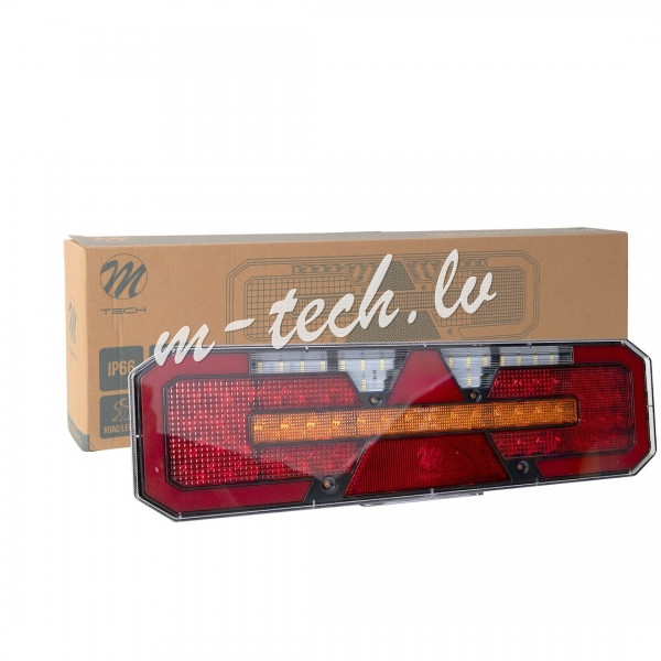 WTL202R - Lampa zespolona M-TECH tylna prawa z homologacją ECE 92 LED 12/24V. Рига - изображение 1