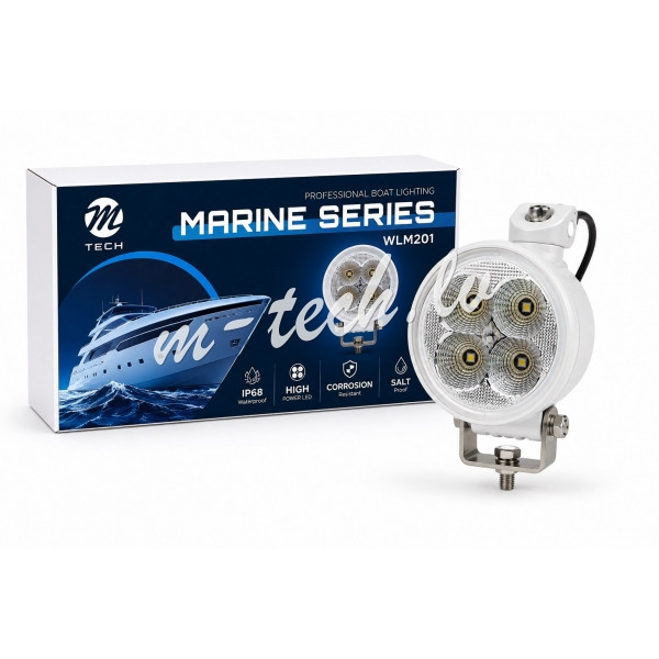 WLM201 - M-TECH Work Light Marine 45W 3x15W LED 4.0