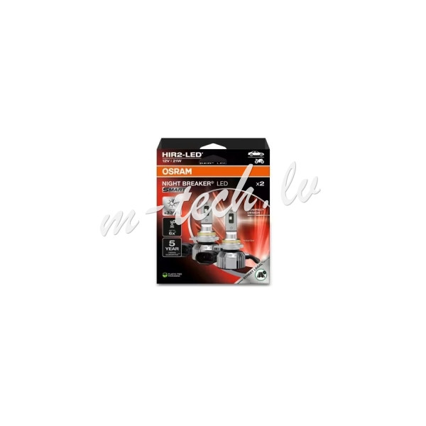 O9012DWNBSM-2HB - Osram LEDriving® Night Breaker LED SMART 2HB 12V 21W PX22d-5 HIR2-LED Рига - изображение 1