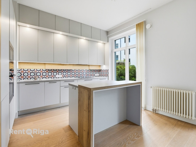 Ekskluzīvs dzīvoklis ilgtermiņa īrei Magdalēnas namā.  Iekštelpu platība  79,7 m.  Terase Rīga - foto 3