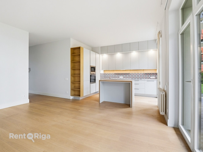 Ekskluzīvs dzīvoklis ilgtermiņa īrei Magdalēnas namā.  Iekštelpu platība  79,7 m.  Terase Rīga - foto 7