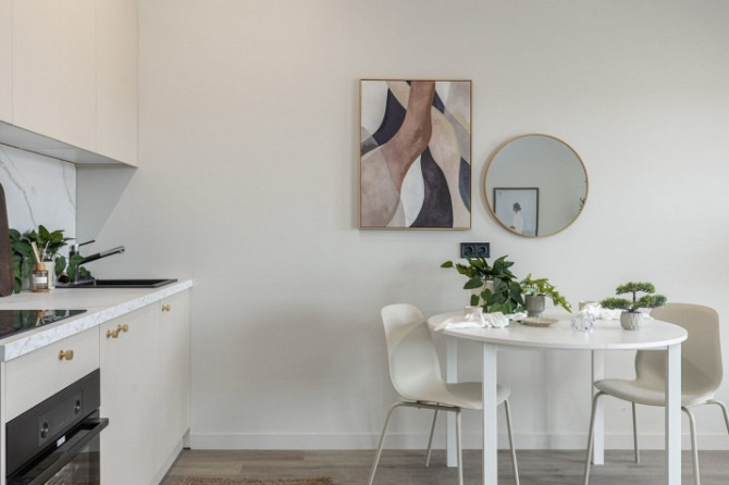 Stilīgs studio stila dzīvoklis pilnībā atjaunotā ēkā.  Bildēs redzams demo dzīvoklis ar Rīga - foto 7