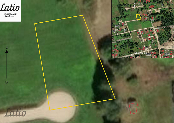 Pārdošanā līdzens zemes gabals klusā privātmāju rajonā, 
Apkārtējo apbūvi galvenokārt Jelgava un novads - foto 3