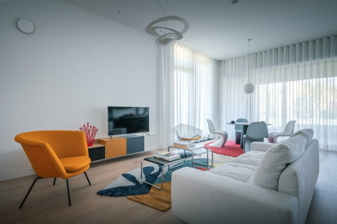Izīrē kvalitatīvu, pilnībā mēbelētu 2 istabu dzīvokli projektā Mežaparka Rezidences  vienā no piepra Рига - изображение 6