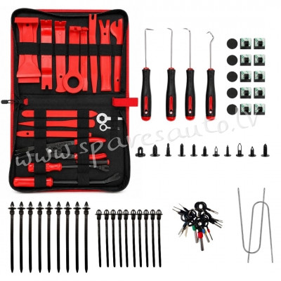 CT-RC56 - Car Trim Removal Tool Kit -40pcs + set of car clips - Plastmasas Turētāji - UNSORTED PLAST Rīga - foto 1