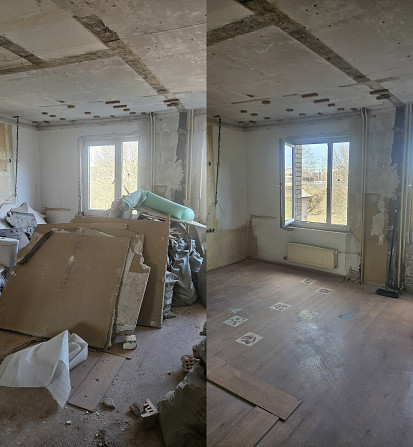 Būvniecības atkritumu izvešana (Rīga, Rīgas rajons): atkritumu maisu, reģipša, kartona, DSP,... Rīga - foto 4