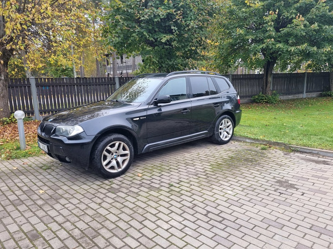 Продаю BMW X3 2007 года, внедорожник, дизель 2.0, механика. Пробег 285260 км, цвет чёрный... Юрмала - изображение 2