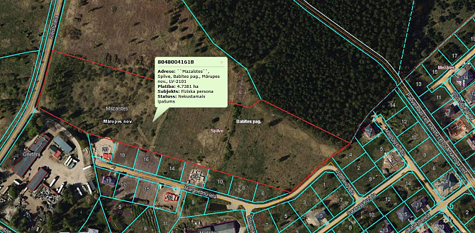 Pārdor apbūves zemi privātai apbūvei.
Minimālais zemes dalījums 1200m2
Gar zemes gabala Rīgas rajons - foto 1