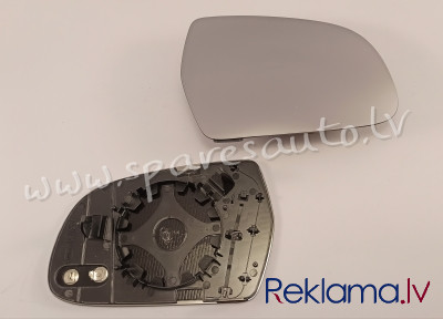 1337555E - OE:  8K0857536F heated, convex, chromed R - Spoguļa Stikls Ar Pamatni - AUDI A4/S4  B8 (2 Rīga - foto 1
