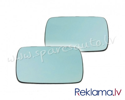2005556M - 51168119711 heated, convex, blue, LH=RH R - Spoguļa Stikls Ar Pamatni - BMW 3  E30 (1982- Рига - изображение 1