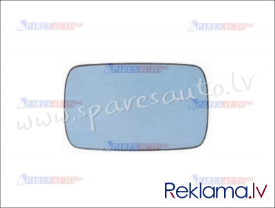 2015552M - 51168119162 convex, blue, 88->91 R - Spoguļa Stikls Ar Pamatni - BMW 5  E34 (1988-1995) Рига - изображение 1